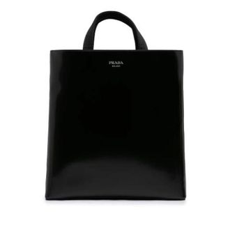 Prada unisex, Pre-owned, Zwart, Maat: ONE Size Leer