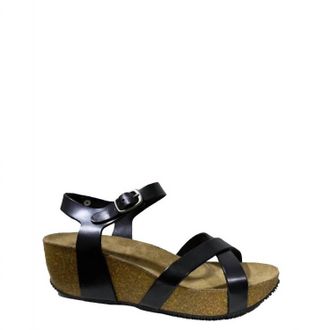 Eric Michael Womens Veda Wedge In Black