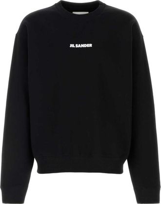 Jil Sander Black Crew Neck Sweatshirt