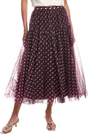 Cinq &agrave; Sept Cinq &Agrave; Sept Camille Polka Dot Selly Skirt