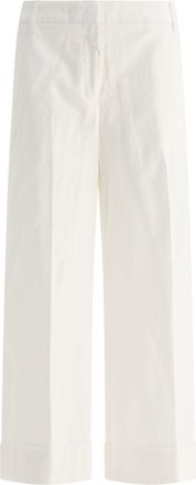 Jacob Cohen Womens Selena Trousers - White Cotton - Size EU 38 (Womens)