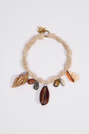 Bimba & Lola Seashell And Stone Necklace in Ivory at Nordstrom