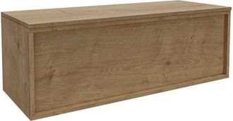 Saniclass Holz Frame Badkamermeubelset - 120x45x40cm - topblad - zonder kraangaten - 1 lades - Eiken Natural