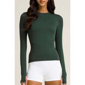 Wilson Pro Seamless Long Sleeve Top in Sycamore at Nordstrom, Size Medium