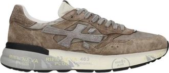 Premiata Mick 0.1 8437 - Heren - Sneakers - Bruin - 44 EU - Su&egrave;de - Schoenen