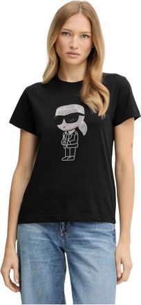 Karl Lagerfeld Donna, Top, Nero, S, new