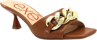 Exé Womens Hf5446 Heeled Sandal In Brown