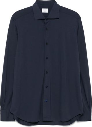 Mazzarelli Camicia con colletto ampio - Blu