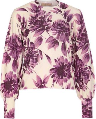 Twinset Floral Sweater