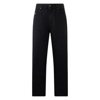 Diesel Straight Jeans, female, Black, Size: W23 Straight Jeans