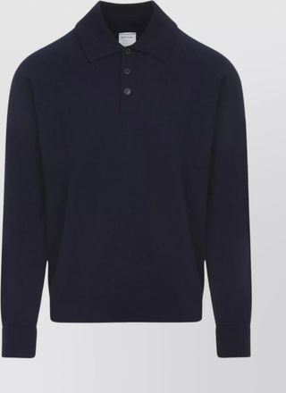 Paul Smith cashmere long-sleeve polo sweater