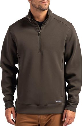 Cutter & Buck Roam Quarter Zip Pullover in Poplar at Nordstrom, Size Xxx-Large