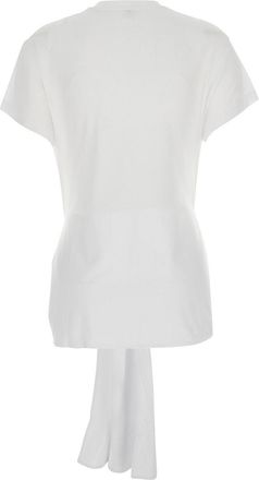 Toteme Tie-Waist Jersey Tunic - White