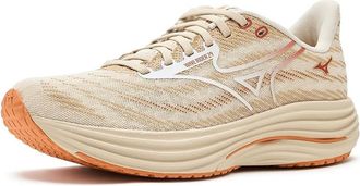 Mizuno Wave Rider 29 Womens Running Shoes Summer Sand/White : Womens 10.5 B - Medium, Synthetic