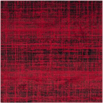 Safavieh Alfombra polipropileno rojo 183 x 183 cm