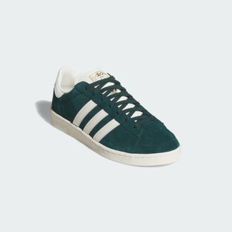 adidas Originals Unisex Jabbar Lo Shoes - Dark Green Leather - Size UK 10.5