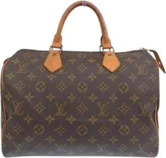 Louis Vuitton Pre-owned Handbags, female, Brown, Size: ONE SIZE Pre-owned Vintage Canvas Handbag