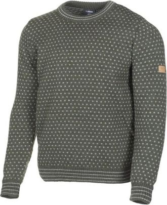 Ivanhoe of Sweden Sverre Crewneck Wollpullover für Herren | grau
