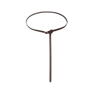Plan C Plan C, Accessoires, Dames, Bruin, ONE Size, Leer, Leren Riem