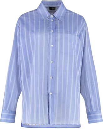 Etro Blouses & Shirts - Dames - Overhemden - Blauw - 2XS - Overhemden
