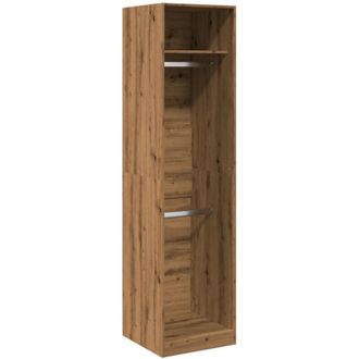 vidaXL Armario De Madera De Ingenier&iacute;a Roble Artesanal 50x50x200 Cm Vidaxl