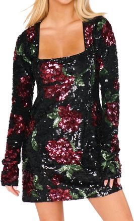 Show me your Mumu Out Tonight Mini Dress In Send Me Roses Sequins