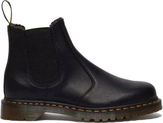 Dr. Martens Black Grizzly Enkellaarsjes - Heren - Chelseaboots - Zwart - 37 EU - Leer - Schoenen