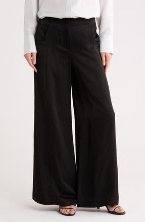 TWP Demie Wide Leg Pants in Black at Nordstrom Rack, Size 10