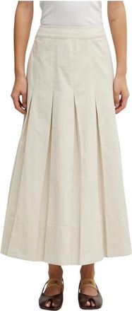 Barbour Kirby Midi Skirt - Skirts - Mujer - Blanco - L