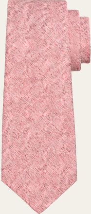 Kiton Mens Solid Silk 7-Fold Tie