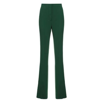 Max Mara Dames, Broeken, Groen, Maat: XL Poliester