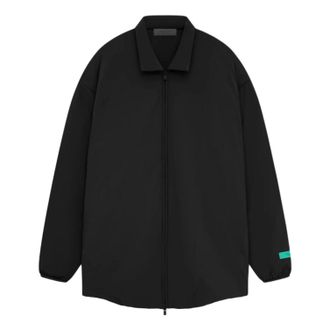 Fear of God SS24 Nyon Filled Shirt Jacket Jet Black 202SP244494F