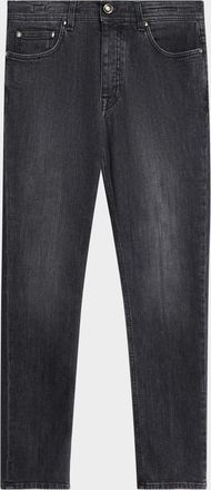 Sartorio Mens Straight-Leg Denim Pants