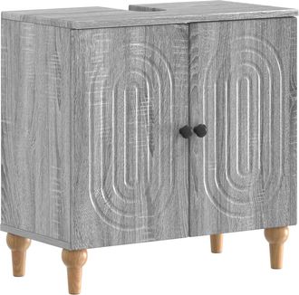 vidaXL Mueble De Lavabo Para Ba&ntilde;o Alkmaar Sonoma Gris Vidaxl