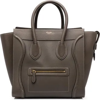 Celine Pre-owned Celine Mini Grained Calfskin Luggage Tote Ladies 7KAJIK6ZK3BZEG8T