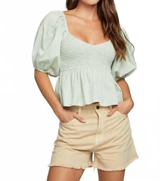 Chaser Dolce Top In Sage