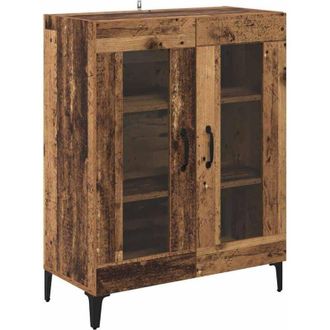 vidaXL Sideboard Old Wood 69.5 x 34 x 90 cm Engineered Wood and Iron vidaXL