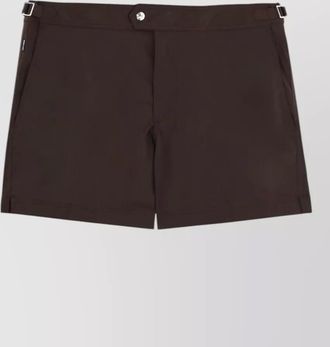 Tom Ford swim shorts buckle adjusters back pocket