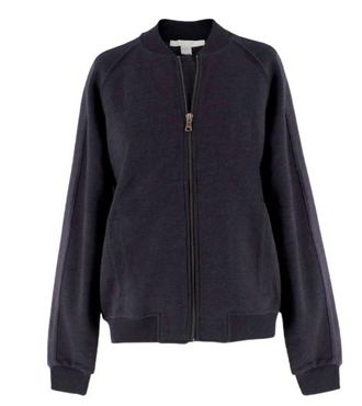 Bamford Charcoal Grey Bomber Jacket Size S