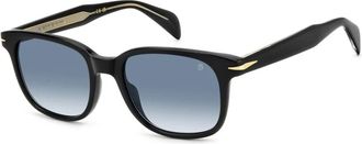 Eyewear by David Beckham Stijlvolle zonnebril voor jou - unisex - Zonnebrillen - Zwart - 53 MM - Accessoires