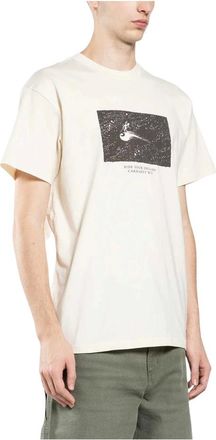 Carhartt Work in Progress Carhartt Wip, T-Shirts, male, Beige, Size: XS S/S Ride Your Dreams T-Shirt