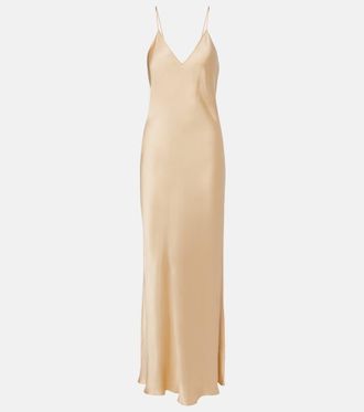 Isabel Marant Nevana satin slip dress