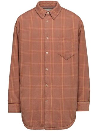 Maison Margiela Camicia a quadri - Arancione