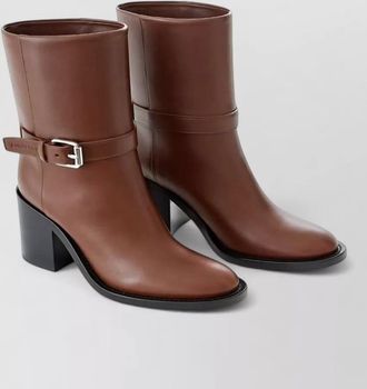 Burberry leather ankle boots