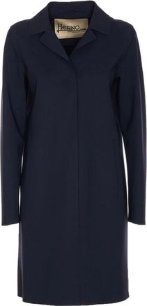 Herno First-Act Pef Coat - Dames - Mantel - Blauw - 2XL - Jassen