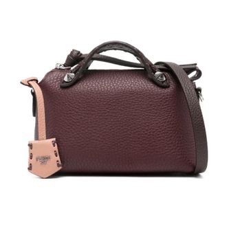 Fendi Mini By The Way Soft Selleria Tote Bag - female - Fendi - Handbags - Red - ONE SIZE - Bags