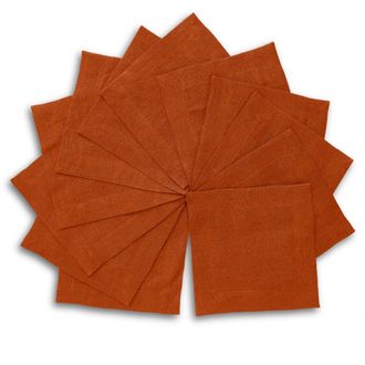 Solino Home Linen Cocktail Napkins - Sonoma, 6 x 6 in Cinnamon Stick at Nordstrom, Size Small