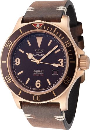 Glycine Mens Combat Sub Bronze Vintage 42mm Automatic Watch GL0420