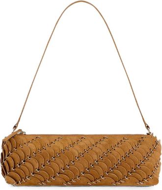 Paco Rabanne Camel Gold Mini Shoulder Bag