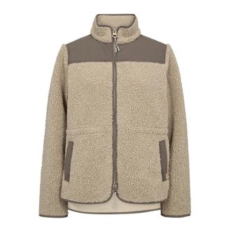 Mos Mosh MOS Mosh, Jassen, Dames, Grijs, L, Faux Shearling Jas